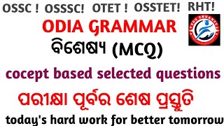 Bisesya  ବିଶେଷ୍ୟ  Odia Grammar  ossc osssc RI AMIN SFS ICDS SUPERVISOR COMPITITIVE EXAM [upl. by Icnarf124]