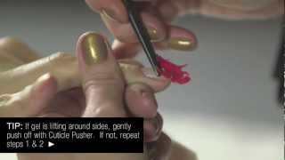 Gel Nail Tutorial How to Remove Gelshine [upl. by Colis47]