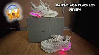 BALENCIAGA TRACK LED WHITE REVIEW  icystarru  BEST REP SELLER [upl. by Benn]