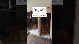 Day 91 of Japanese House Renovation Demolish amp Build Walls japanesehouse diyrenovation housereno [upl. by Mueller]