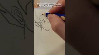 Goku drawing  RIP Akira Toriyama drawsoeasyanime dragonball goku animeart art sketching [upl. by Nysila]