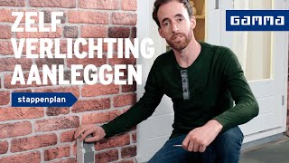 Verlichting aanleggen in je tuin  Tuinklussen  How to met GAMMA [upl. by Barclay]