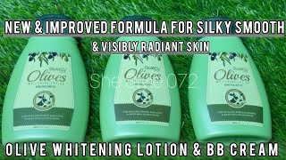 Olive Whitening Lotion–200ml As BB Cream Improved Formula for Silky Smooth amp Visibly Radiant Skin [upl. by Yecniuq]