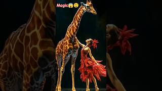 Americas Got Talent Giraffe 🦒Magic 😱 😨 l Duo Schumacher agt americagottalent magic [upl. by Peirsen]