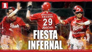 Los DIABLOS del MÉXICO vencen a los YANKEES de NEW YORK en el juego 1 [upl. by Ruhtracm]