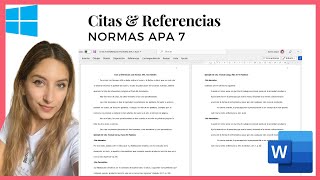 Citas y Referencias NORMAS APA 7ma edición [upl. by Kristie334]