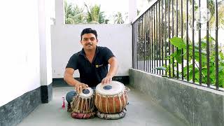 Boitha Maro Re Lukogeet song Angarag Mahanta Tabla by Swaroopananda Saikia [upl. by Novaj553]