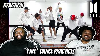 BTS FIRE Dance Practice REACTION [upl. by Valma]