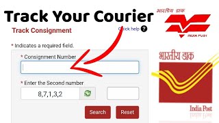 How to track speed post India Post  Track India post Consignment online [upl. by Tnomed]