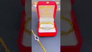 ខ្សែដៃម៉ូតពេជ្រ✨Lida Meas jewelry diamond goldring ring jewellery gold [upl. by Ybot]