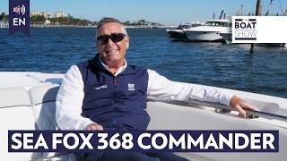 SEA FOX 368 Commander seen at St Petersburg Boat Show 2024  The Boat Show [upl. by Natal]