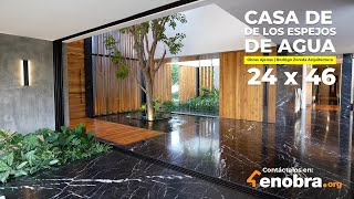 LA CASA de los ESPEJOS de AGUA MÁRMOL Blanco y NEGRO  Obras Ajenas  Rodrigo Zoreda Arq  Parte 2 [upl. by Elleinahc849]