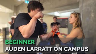 Armwrestling Tips From Auden Larratt – Carleton University [upl. by Rephotsirhc97]