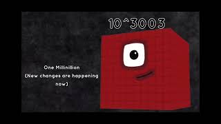 Numberblocks 1 Centillion to 1 Millinillion but their deep voices are on 04x speed with pitch [upl. by Ydnab]