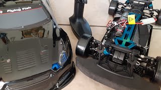 HSP 4WD 110 Brushed Drift Car Quick Indoor Test Run [upl. by Isabeau]