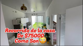 Recorrido de Las Casas de 75mil por dentro Mira Como Son 😱😱👍🏠🏡🚽 [upl. by Racklin]