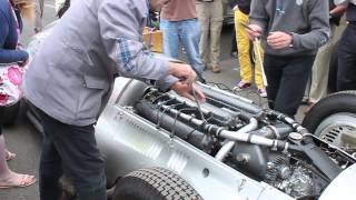 1938 Mercedes W154  Crazy revs acceleration and walkaround at Goodwood 2013 [upl. by Zizaludba951]