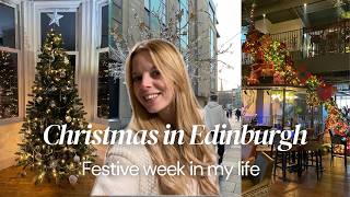 Edinburgh Vlog Christmas Decor Festive Cinema Trip Productivity amp A Week in My Life [upl. by Maddy]