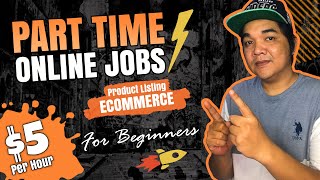 Part Time Job Non Voice Product Listing Online Jobs Work From Home [upl. by Joub]