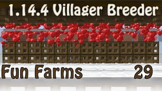 Villager Breeder for Minecraft 1144 Fun Farms 29 [upl. by Lewanna]