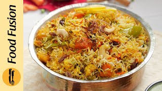 Masalaydar Vegetable Dum Biryani  Recipe by Food Fusion [upl. by Nawyt]