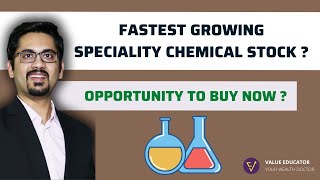 Fastest Growing Stock In Speciality Chemicals  Good Opportunity To Buy [upl. by Shep427]