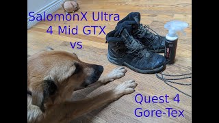 Salomon X Ultra 4 Mid GTX vs Quest 4 GoreTex hiking shoes  Which one should you get [upl. by Richart]