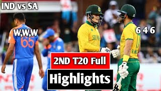 India vs South Africa 2ND T20 Highlights 2024  IND vs SA T20 Highlights [upl. by Standing]