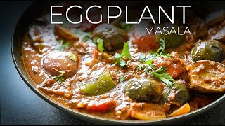 This CRAZY tasty Eggplant Masala Recipe is AUBERGENIUS [upl. by Ladew713]