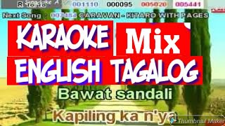 Karaoke tagalog amp English mix collections popular karaoke  Karaoke Version  videoke [upl. by Bortz999]