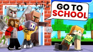 LOGGY GOING TO SCHOOL TO STUDY  MINECRAFT [upl. by Gibson]