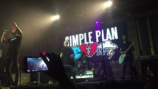 Simple Plan  Addicted Live  15 Years of No Pads Tour [upl. by Terti284]