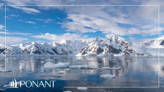 Une journée en péninsule Antarctique à 360°  PONANT [upl. by Sybley]