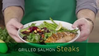 Get Grilling  Salmon Steaks [upl. by Rafaellle409]