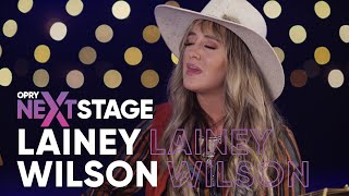 Lainey Wilson  quotThings A Man Oughta Knowquot Acoustic Performance  Opry NextStage [upl. by Etteval]