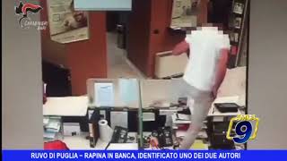 Ruvo di Puglia  Identificato e arrestato uno dei due autori della rapina in banca [upl. by Aihsenot]