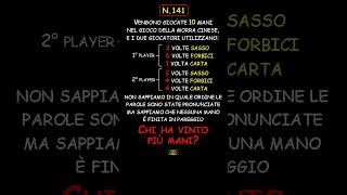 S141  IL GIOCO DELLA MORRA CINESE maths [upl. by Srednas]