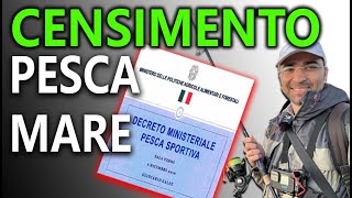 Censimento pesca sportiva in mare 2024 [upl. by Leizahaj]