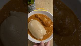 Recette de Foutou Sauce Arachiderecette ideerepas saucearachide foufou foutou ammey shorts [upl. by Aniarrol]