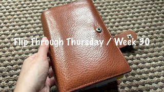 Flip Through Thursday  Week 30  July 2024  Pink Planner Girl [upl. by Hakilam747]