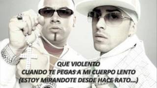 Me estas tentando Wisin y yandel Letra [upl. by Ehman]