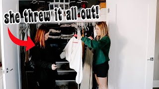 Best Friend Cleans My Closet She Threw Out EVERYTHING [upl. by Lionel]