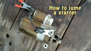 How to jump a starter [upl. by Nortad]