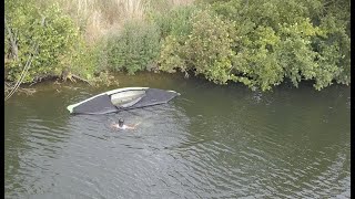 River Bivy Capsize test [upl. by Aiel]