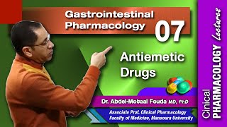 GIT Pharmacology  Lec 07  Antiemetic Drugs [upl. by Walke]