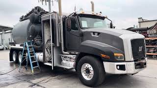 2014 CAT CT660 Kaiser Premier CV100T Hydro Excavation Vacuum Truck [upl. by Yeruoc]