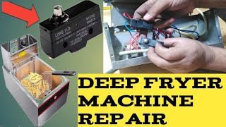 deep fryer machine repairhow to change deep fryer machine switchelectric deep fryer machine repair [upl. by Gnanmos]