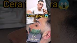 Como usar cera fijadora 😱💈 barbershop barberiaclasica barber barberiaprofesional haircut [upl. by Roxy]