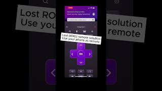 Lost ROKU Remote  Never need it again with this ROKU Hack roku hack remote [upl. by Kaule]