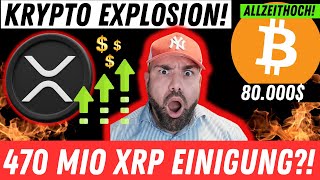 470 MIO XRP EINIGUNG KRYPTOMARKT EXPLOSION BTC ATH  CARDANO  TRUMP  RIPPLE NEWS [upl. by Iadrahc370]